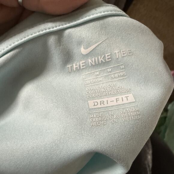Nike Shirt Youth Small Blue White Dri-Fit Long Sleeve Cat Jack Hoodie Pants Lot - Picture 3 of 8